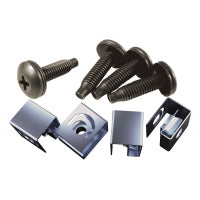 Hammond, CLPKIT1032, 10-32, Zinc clip nuts, Screws with washer, 25pk