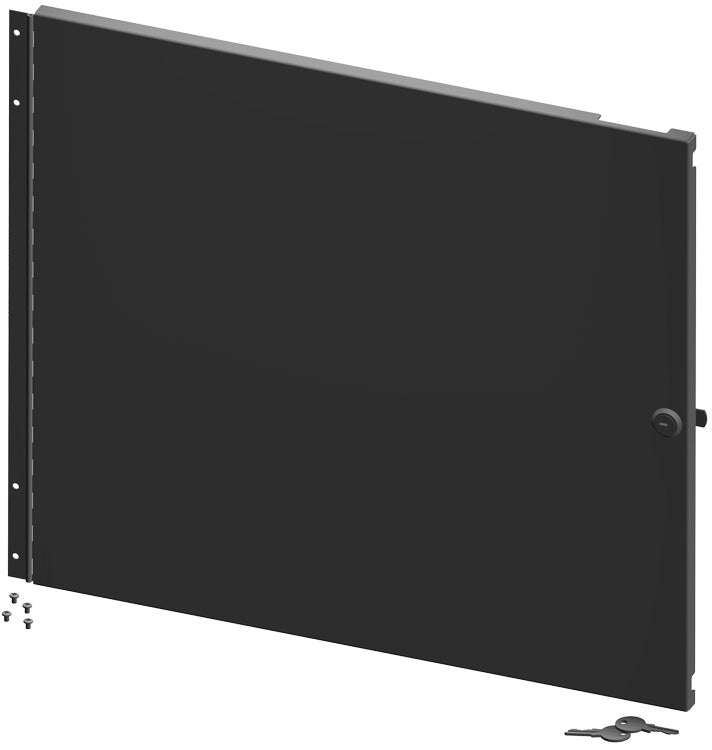 Hammond RCHD Series Locking Door for RCHV & RCHS L Gray, 8U