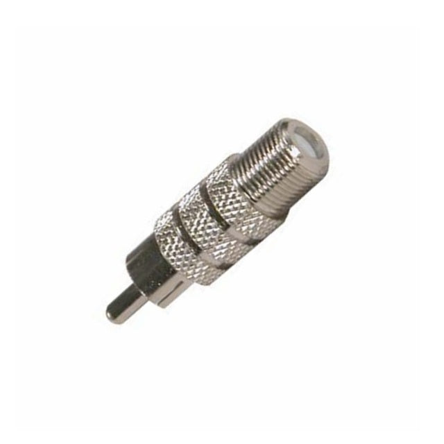 Coaxial Adapter, RCA, Male to F Female