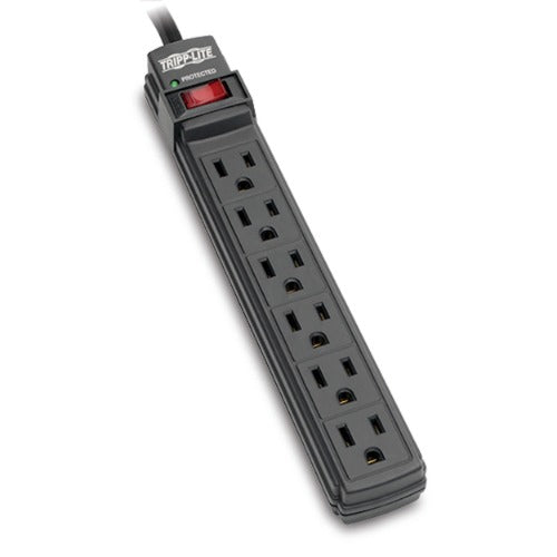 Tripp Lite Protect It!  6-Outlet Joules  360 6ft Cord Diagnostic LED Black